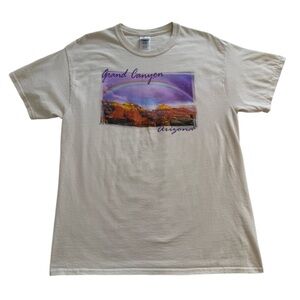 Grand Canyon T-Shirt Vintage Look Crewneck Short Sleeve National Park - Large